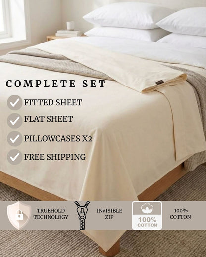 SNUGG Complete Set - Full Set with TrueHold Technology, Invisible Zip, 100% Cotton
