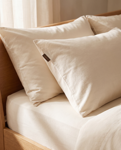 SNUGG Warm Ivory pillowcases, set of 2
